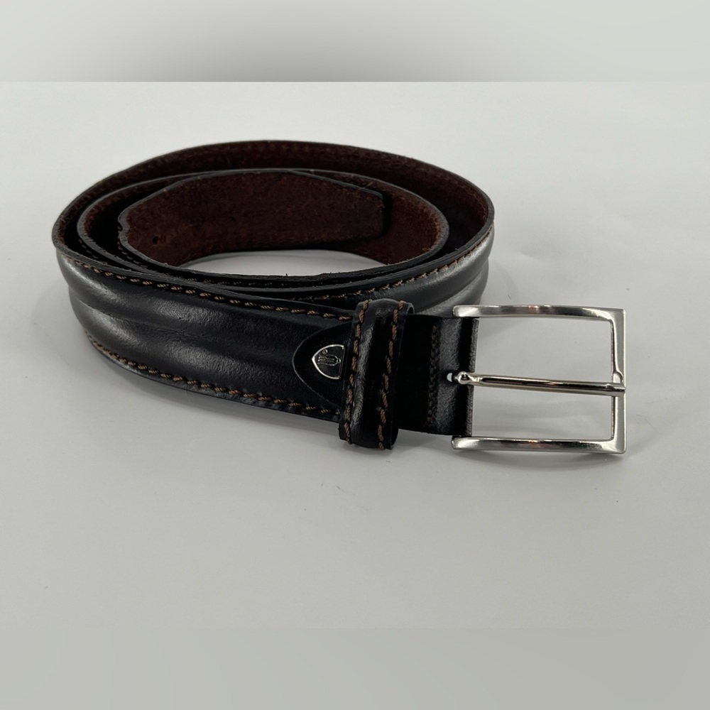 Vintage Vera Pelle Dark Brown Leather Belt 40